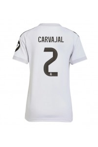Real Madrid Daniel Carvajal #2 Jalkapallovaatteet Naisten Kotipaita 2025-26 Lyhythihainen